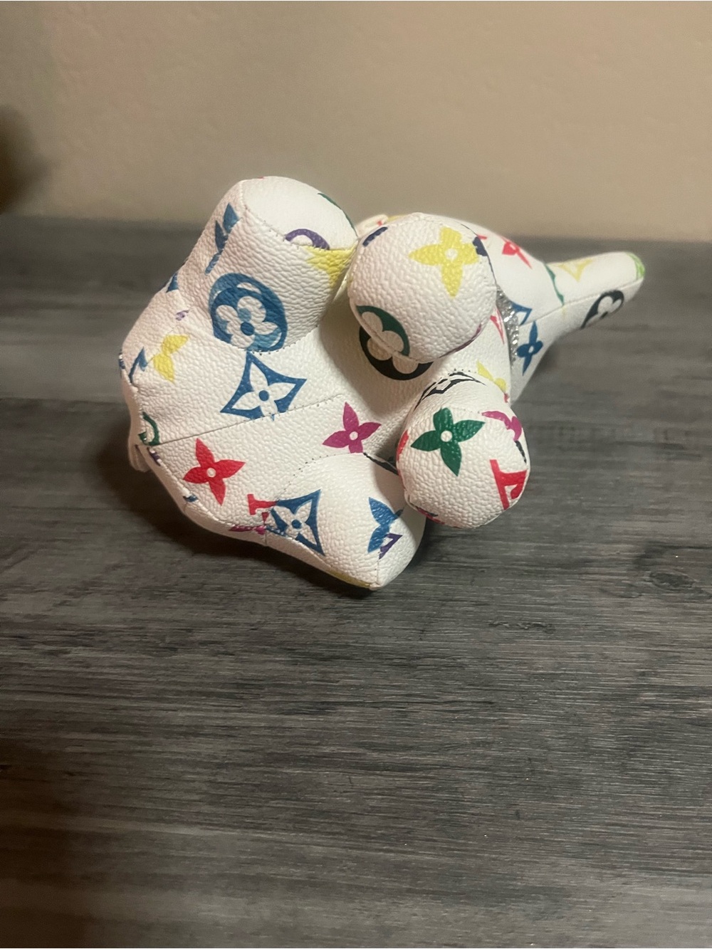 Multicolor Pattern Elephant Keychain - Picture 5 of 6